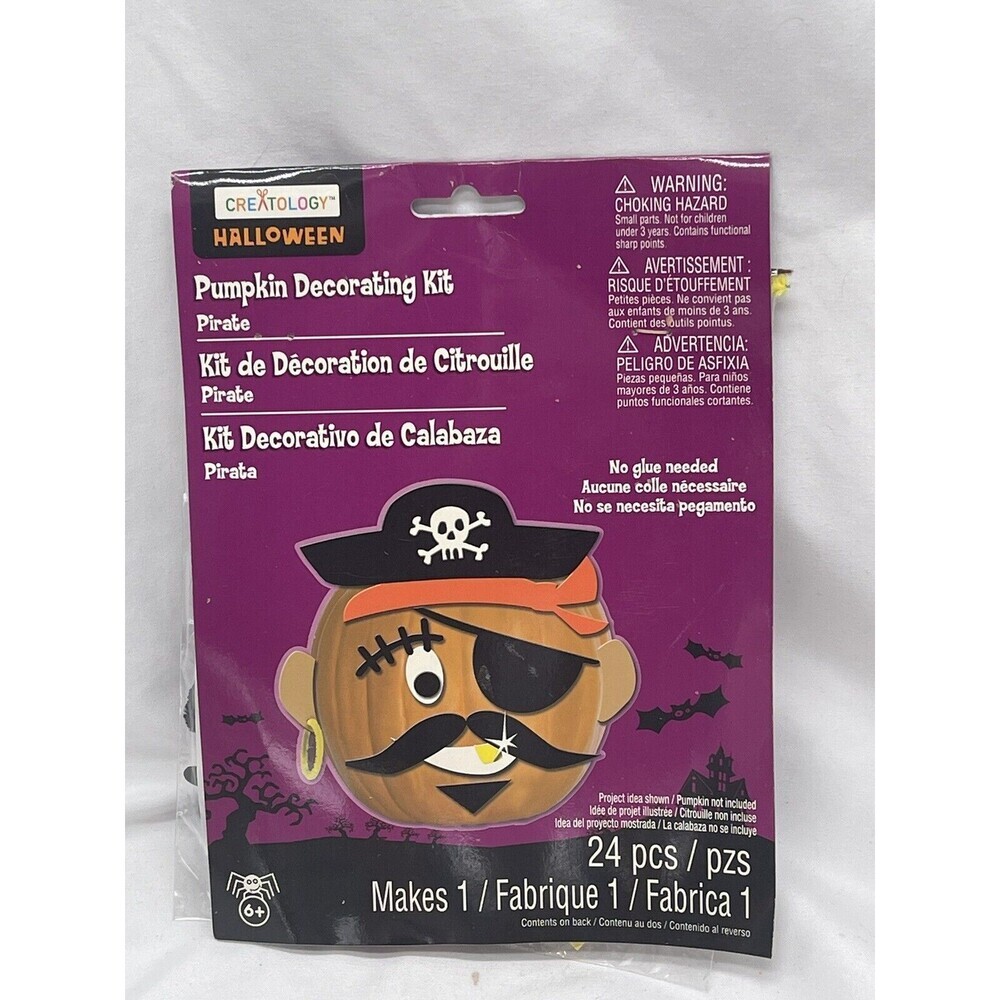 Creatology Halloween Pumpkin Pirate  Craft Kit Kids New